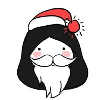 圣诞卡通情侣头像吧萌呆微信头像图片大全