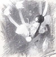 素描头像男生黑白卡通动漫素描