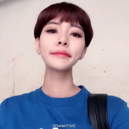 女生帅气头像短头发