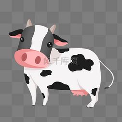 卡通奶牛图片卡通奶牛图片素材免费下载千库网