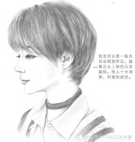 素描发型很难给你详细美少女发型绘制技法,默默收藏吧