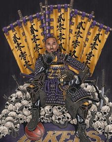 真爱粉漫画致敬科比独孤求败的古代武士图
