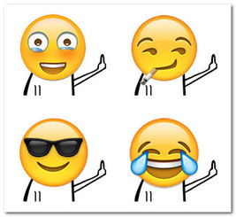 emoji恶搞表情包下载emoji恶搞竖中指表情9p极光下载站
