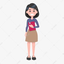 教师节卡通老师矢量素材图片免费下载千库网