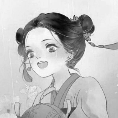 黑白动漫头像女生冷酷2020二次元动漫黑白图片