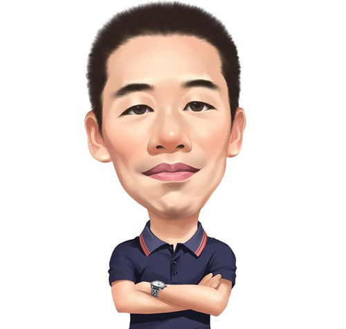 真人手绘男生微信头像稳重大气有品味的男生微信头像