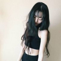 微信黑白头像女生背面