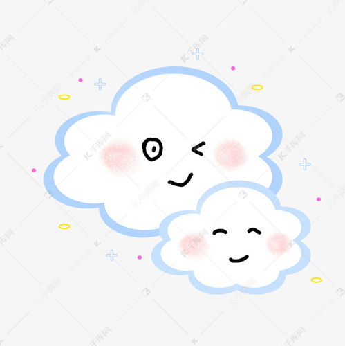 表情卡通可爱云朵表情包素材图片免费下载千库网表情