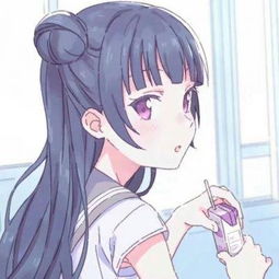 卡通人物头像女生唯美情头