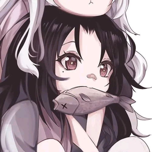 二次元动漫ins风闺蜜女生头像
