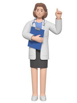 3d卡通女医生,人物素材,设计素材,设计模板,汇图网