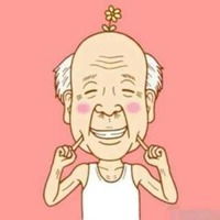 时尚老人头像动漫
