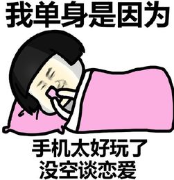 单身的原因搞笑表情包我单身