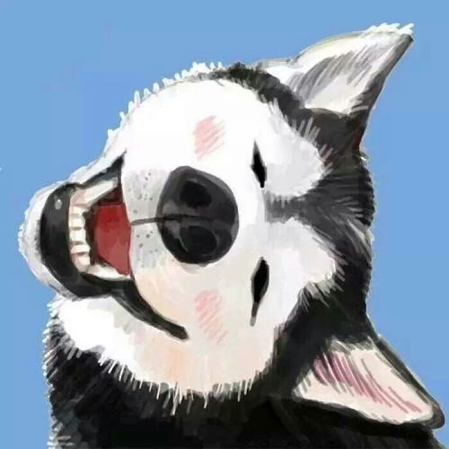 头像小清新可爱全身卡通插画