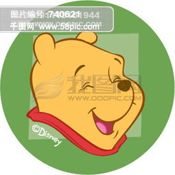 迪士尼卡通维尼熊矢量图矢量图免费下载ai格式编号740621千图网