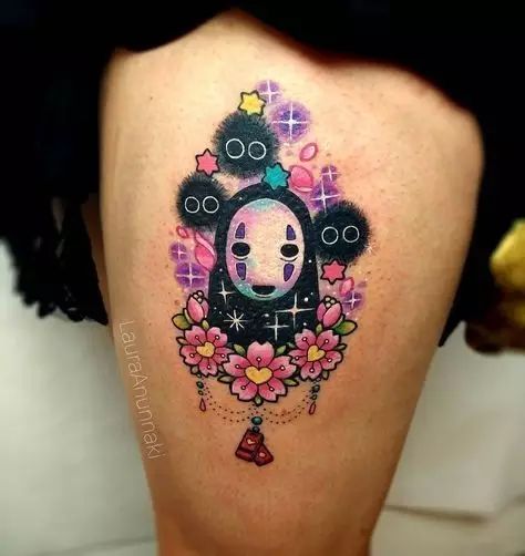少女系的纹身艺术