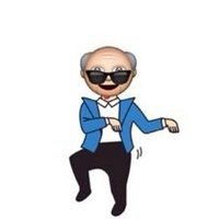 幸福老太太头像图片油画