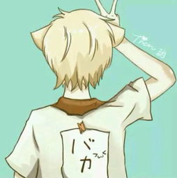 穿白色衣服有耳朵的卡通情侣头像
