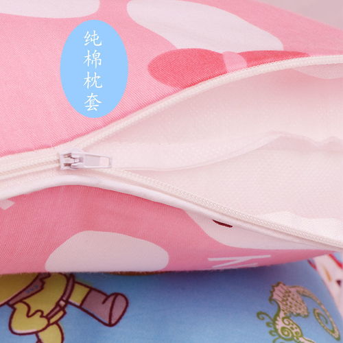 纯棉儿童枕头幼儿园小孩1612岁卡通宝宝荞麦决明子枕芯全棉枕套