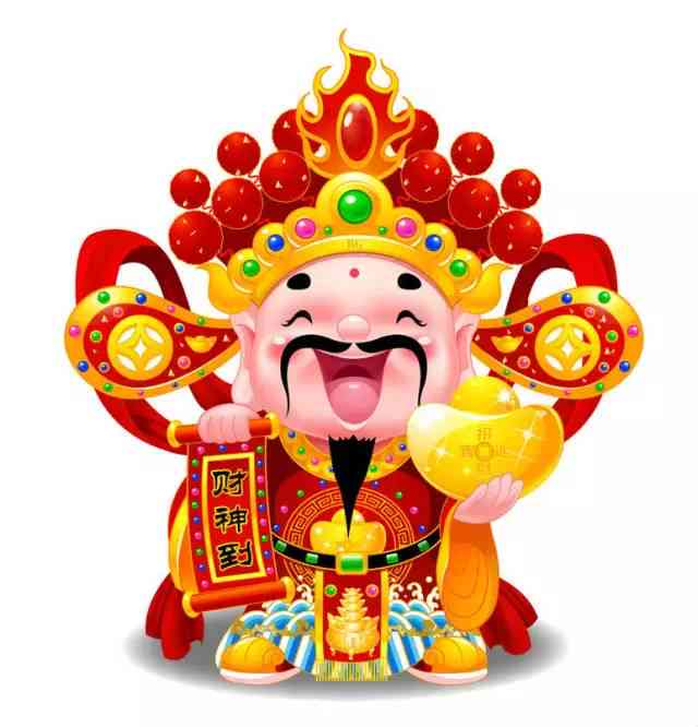 卡通财神头像图片推销