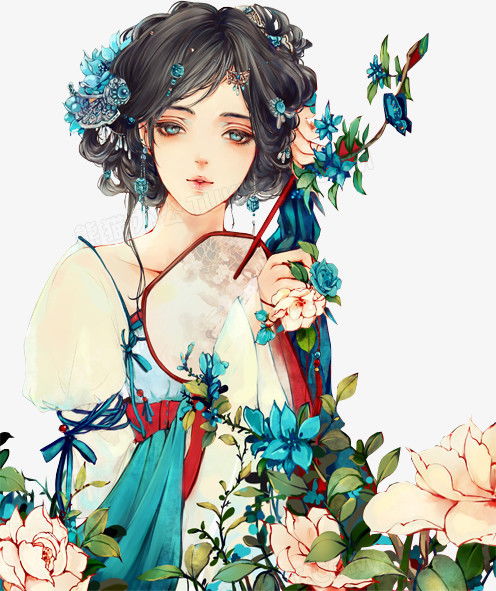 头像人物卡通图片古风