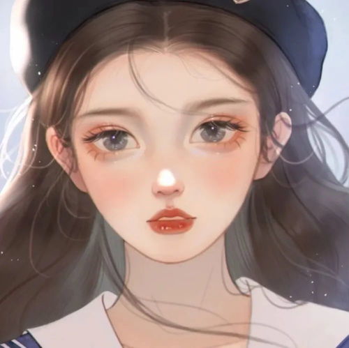 手绘女生动漫头像