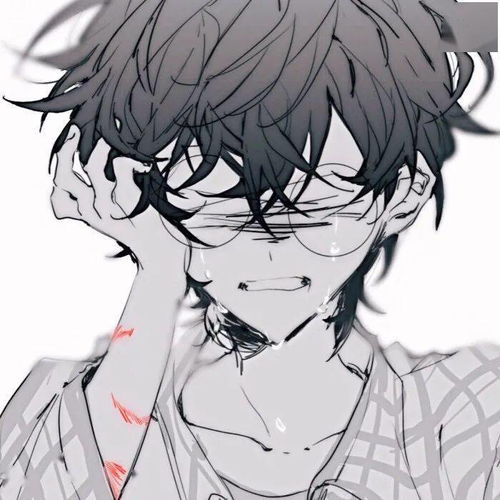 动漫男含眼镜男