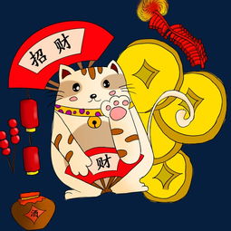 新年卡通手绘招财图片素材其他格式下载动漫人物大全