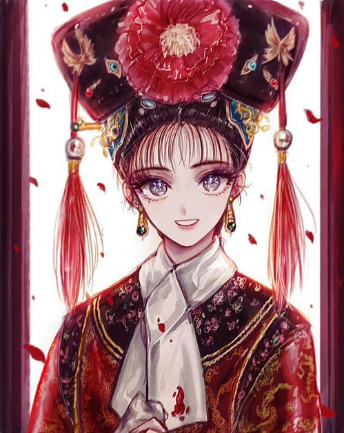 插画欣赏超有年代感的美少女插画