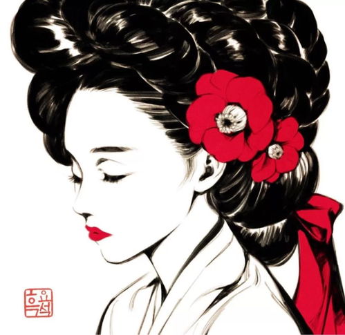 韩风插画,美到忍不住一张张存图