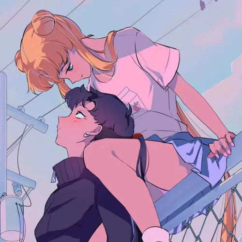 动漫头像闺蜜百合头像