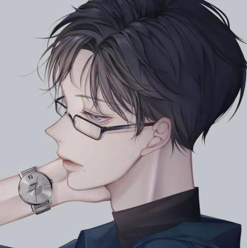 静谧安详且有着热血沸腾的少年梦想插画头像