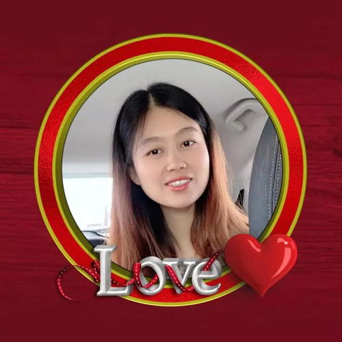 姓氏头像,镶金边的圆形边框,镶金边的单字姓氏,完美好看