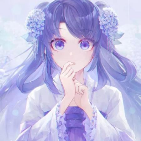 美女卡通头像唯美古风