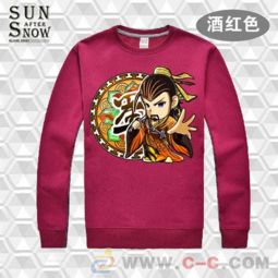 加绒时尚个性印花卡通图案加厚圆领卫衣情侣装定制