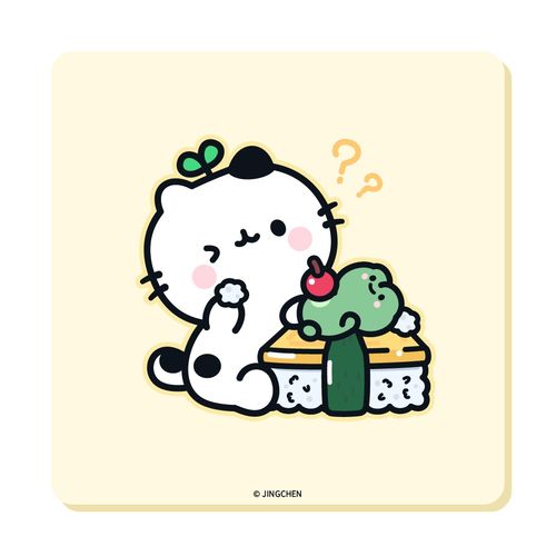 花园夜原创babymiaogu头像授权微博夜谜飒猫q版图案插画手帐贴纸简笔画印花美食卡通吉祥物素材甜点喵咕酱精选合集