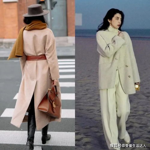 中年女人大衣怎么穿才高级请参考三木母女的穿搭,优雅显气质

