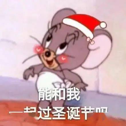 沙雕表情能和我一起过圣诞节吗