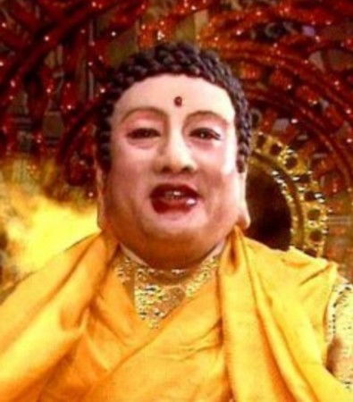 表情86版西游记中如来佛祖近照表情