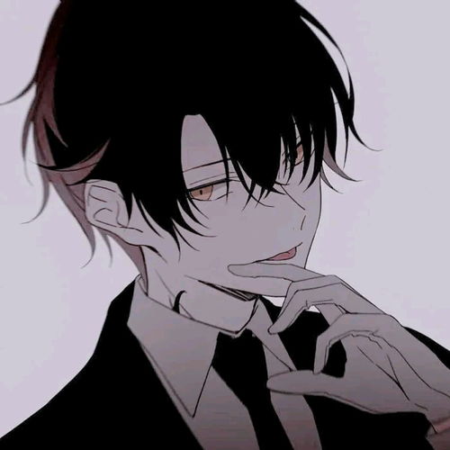 画风精致的动漫男头鸭