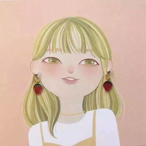 四人闺蜜卡通动漫头像人头像