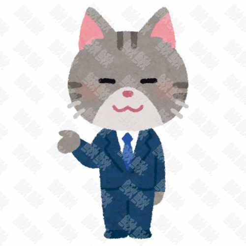穿着正装西服制服的男小狗狗猫咪小猫手绘卡通插画手绘png儿童插画免扣素材2阿猫阿狗