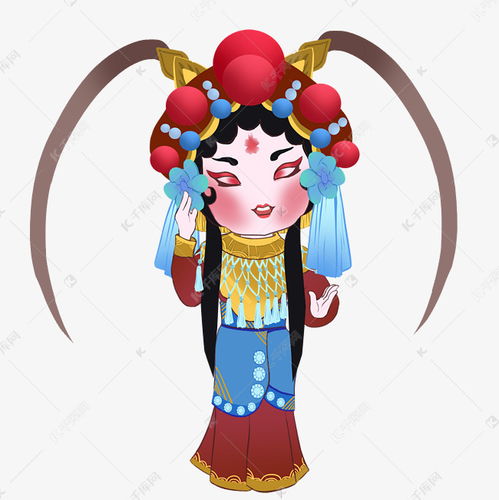 京剧国粹小人素材图片免费下载千库网
