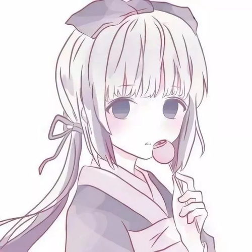 卡通头像女气质一个女人