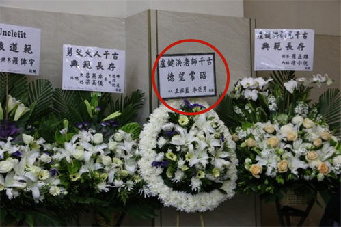 周星驰御用配角卢雄举行葬礼,女儿披麻戴孝,王祖蓝夫妇送花圈悼念