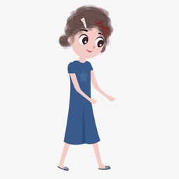 夏日穿搭可爱萌女孩妹子手绘插画psd图片素材其他格式下载动漫人物大全