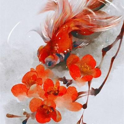 微信头像女和花朵风景