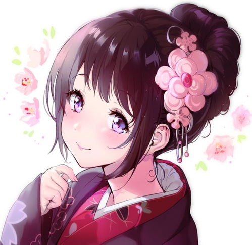 二次元头像可爱迷人的小姑娘,你的打扮真华丽,这感觉真好