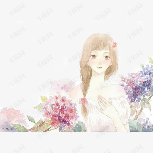 唯美手绘插画素材图片免费下载高清卡通手绘png千库网图片编号3738806