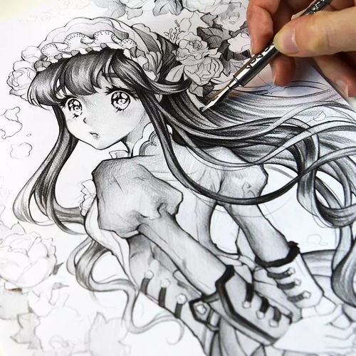 小姐姐教你玩转各大插画人物,不上色都很美